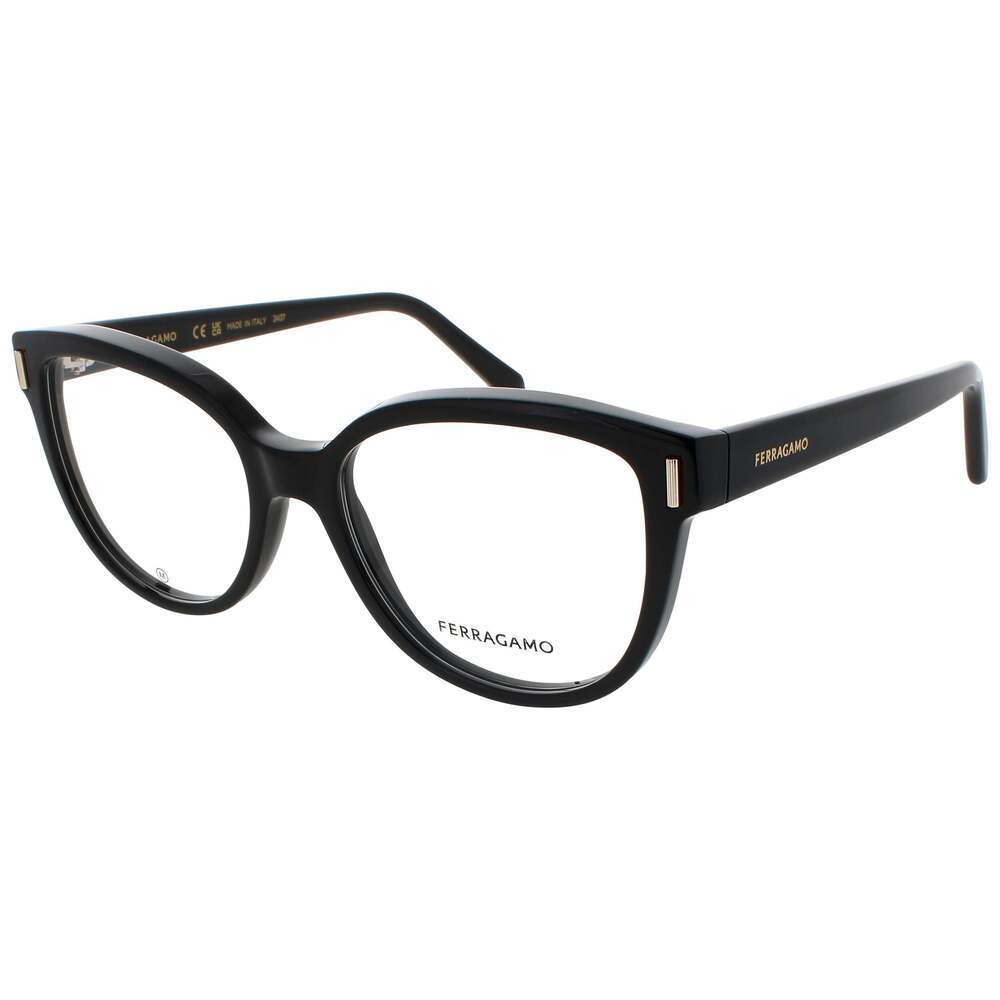 NWT Salvatore Ferragamo SF2994 Black 53mm Eyeglasses